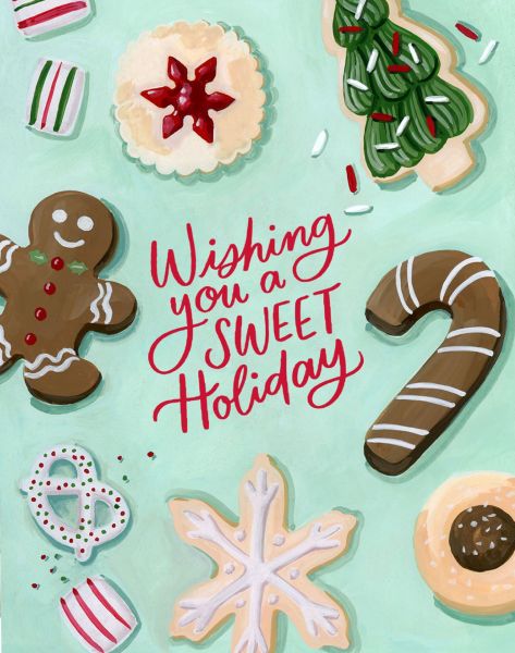 [OC-XC-291303] Card-Sweet Holiday Cookies 