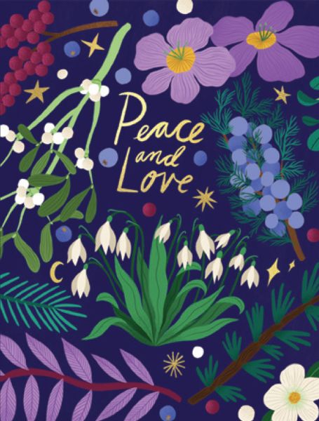 [RC-XC-BOD2582F] Foil Card-Winter Botanicals