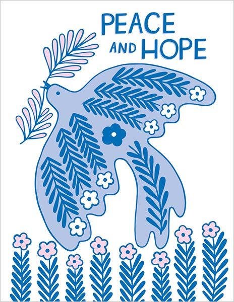 [GT-XC-391] Card-Folk Dove