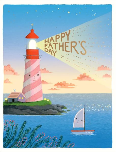 [JJ-CFD-146] Foil Card-Father's Day Lighthouse