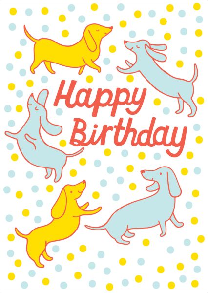 [GT-C-BD287] Card-Doxie Bday