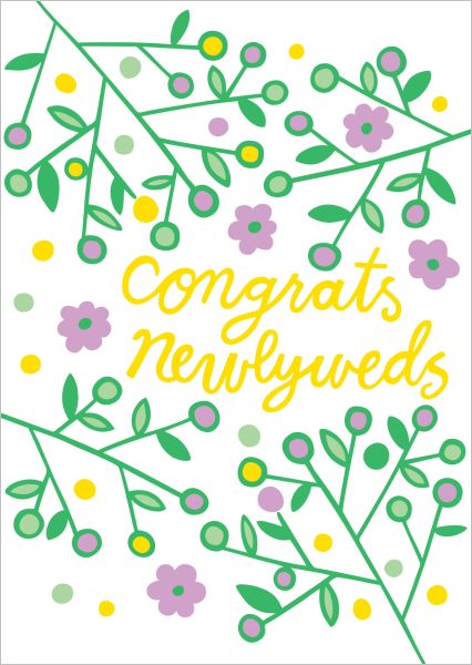 [GT-C-WD272] Card-Newlyweds