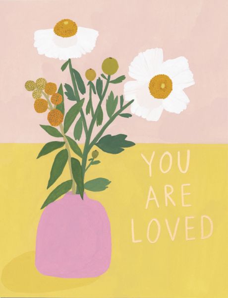 [RC-C-PUG2679F] Foil Card-White Poppies