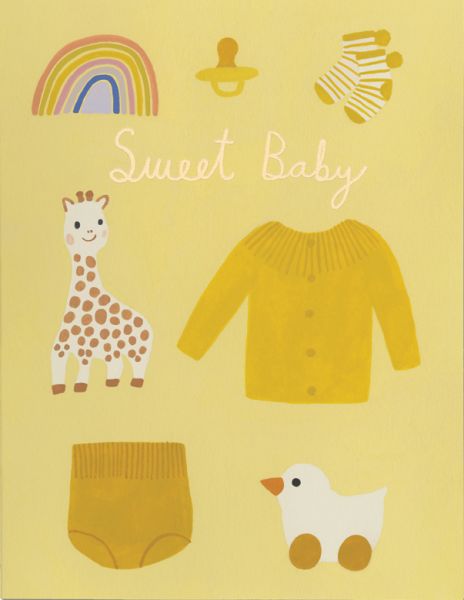 [RC-C-PUG2682F] Foil Card-Yellow Baby