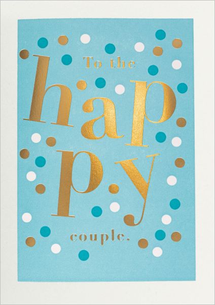 [AV-C-QP637] Card-To The Happy Couple