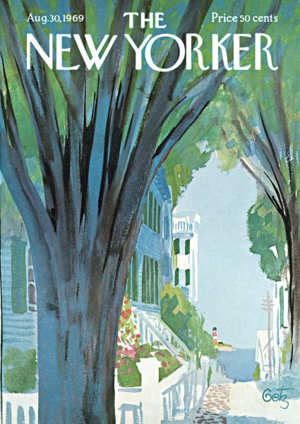 [NY-C-C160] Card-Coastal Town