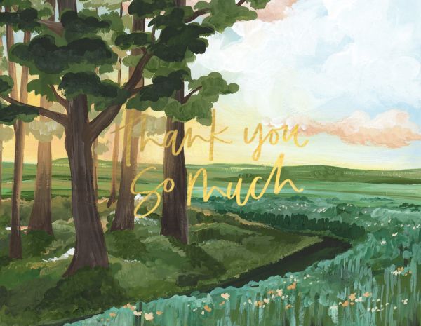 [OC-C-372107] Foil Card-Thank You Path 