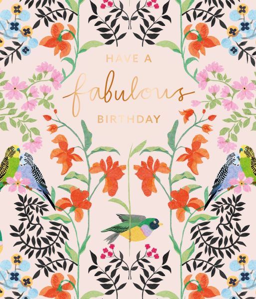 [CK-CL-8071] Card-Fab Birthday Birds