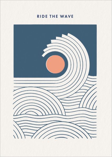 [OD-C-MTW9428] Card-Ride The Wave