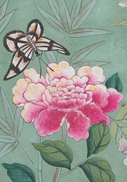 [OD-C-DIH9907] Card-Butterfly and Peony