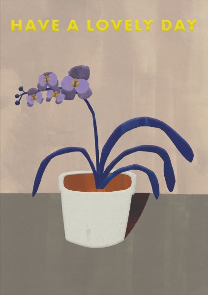 [OD-C-ANM9516] Card-Lovely Day Orchid