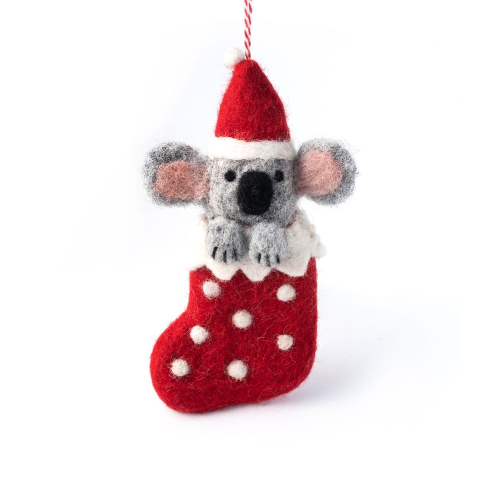 [GI-XD-DAUA001] Decoration-Felt Koala Stocking
