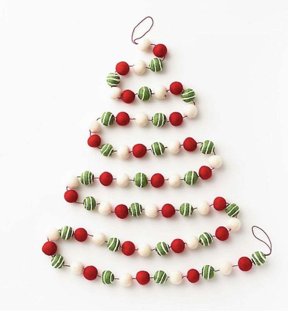 [GI-XD-MBPP007] Charity Decoration-Felt Pom Poms Bunting