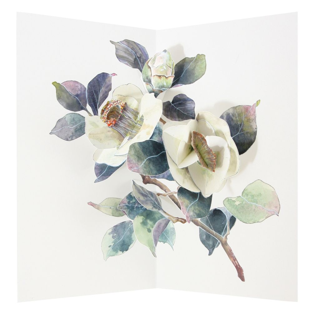 [UP-C-AA-106] 3D Pop-up Card-Camellia