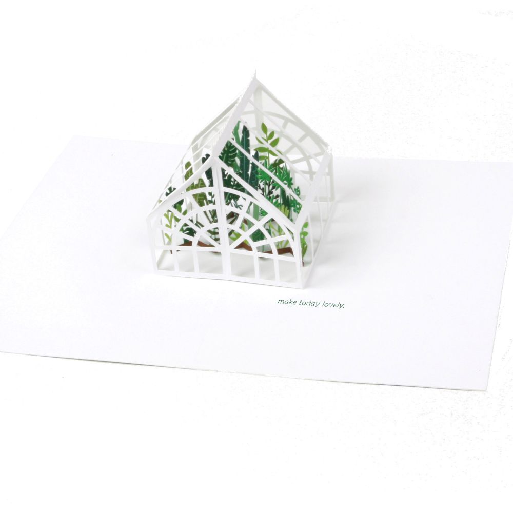 [UP-C-APA-041] 3D Pop-up Card-Green House