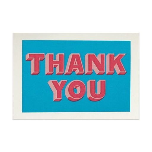 [AV-MC-AP347] Mini Card-Thank You