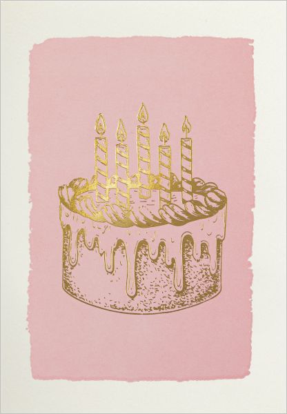 [AV-MC-AP351] Mini Card-Birthday Cake
