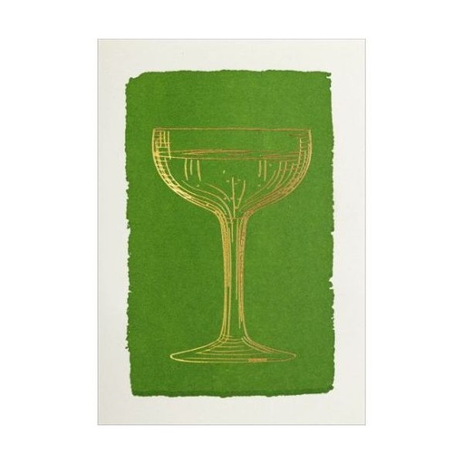 [AV-MC-AP352] Mini Card-Champagne Glass
