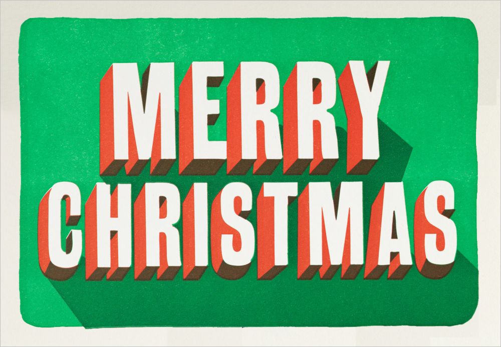 [AV-XMC-XP123] Mini Card-Merry Christmas