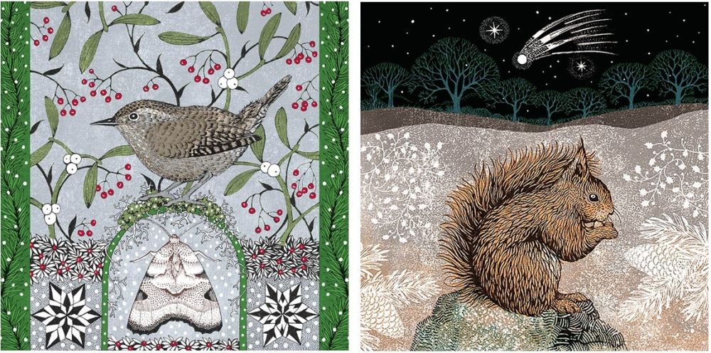 [CD-XCP-109-4] Card Pack of 6 (2 designs)-Valerie Greeley