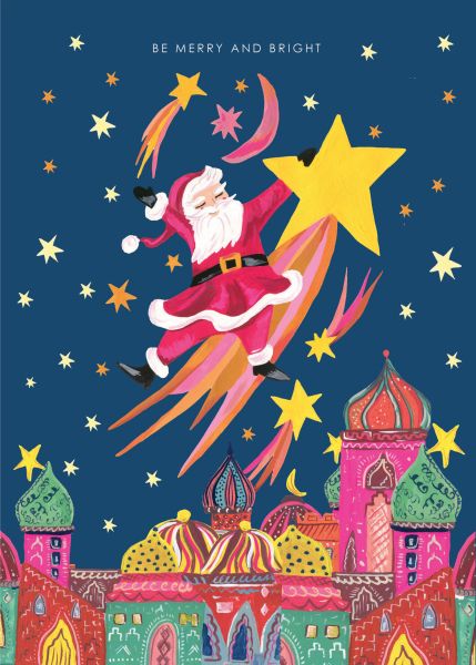 [HC-XC-395] Card-Santa on Star