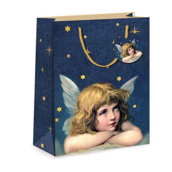[NL-XWBM-002] Gift Bag Medium-Angel With Stars