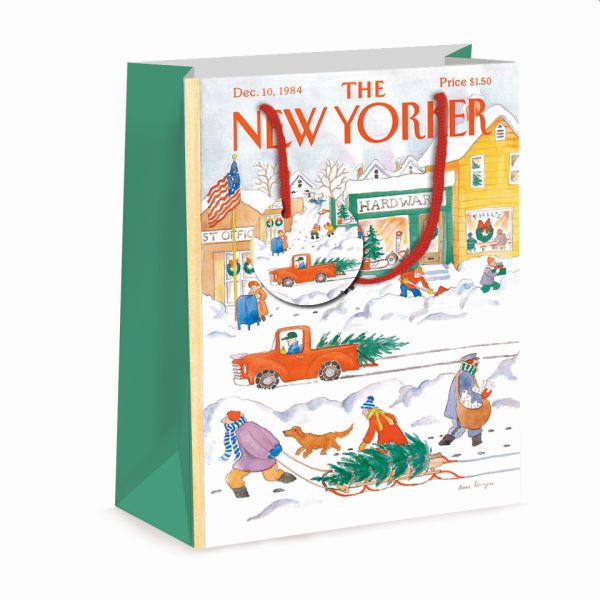 [NY-XWBM-003] Gift Bag Medium-Suburban Winter