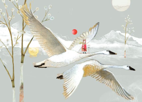 [SB-C-382] Card-Swans