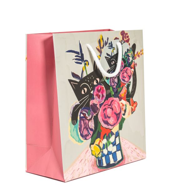 [NG-WBM-C004] Gift Bag Medium-Catisse Flowers