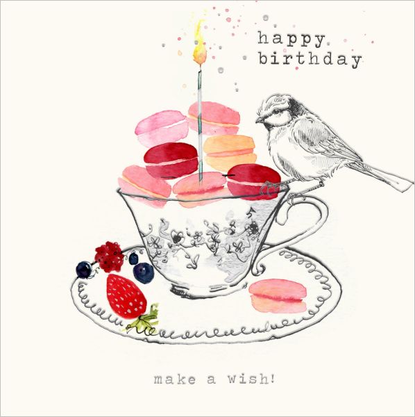 [AM-LB1537] Foil Card-Cup Of Happy