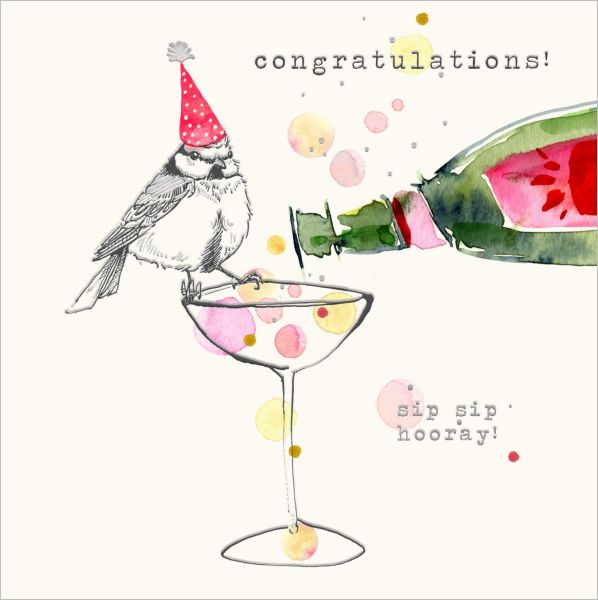 [AM-LB1539] Foil Card-Congratulations