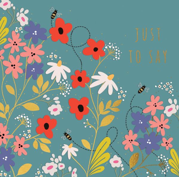 [AM-SG1582] Foil Card-Just To Say