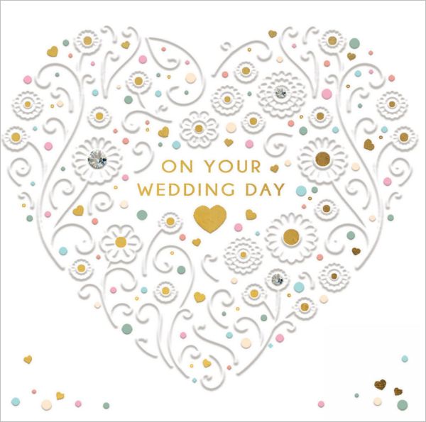 [AM-SP1420] Foil Card-Wedding Love