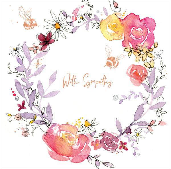 [AM-FL1557] Foil Card-Fleur Sympathy