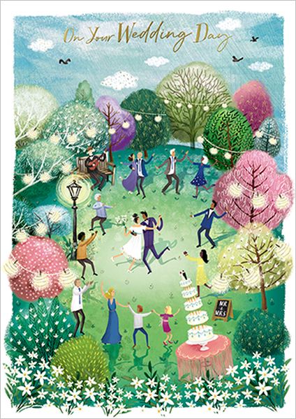 [GB-C-PH0296] Foil Card-Wedding Day