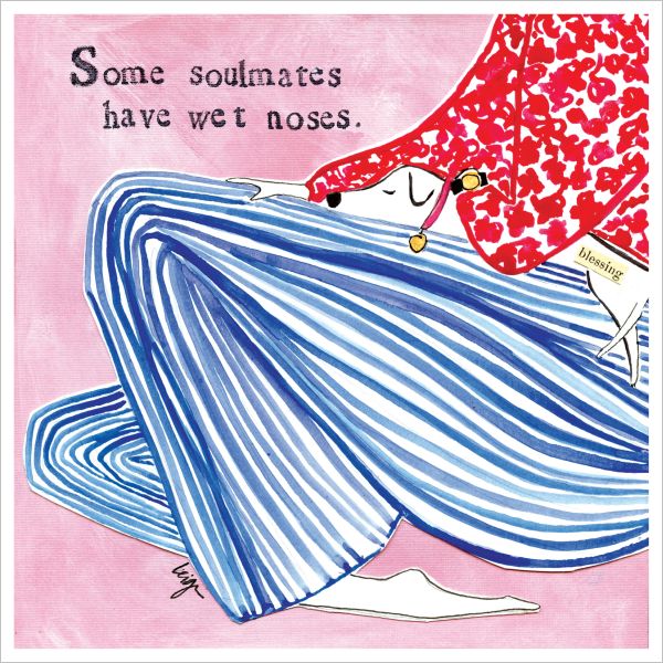 [CG-C-SQ047] Card-Soulmates Have Wet Noses