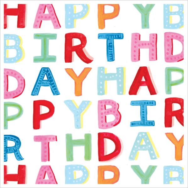 [CG-C-SQ051] Card-Happy Birthday
