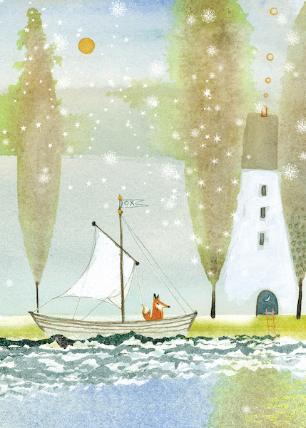 [SB-C-366] Card-Fox Peace