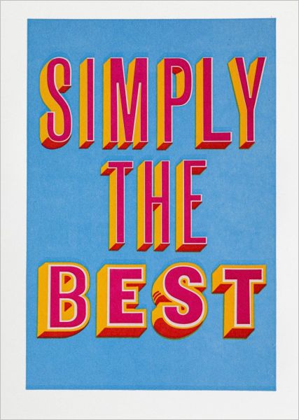 [AV-C-QP678] Card-Simply The Best