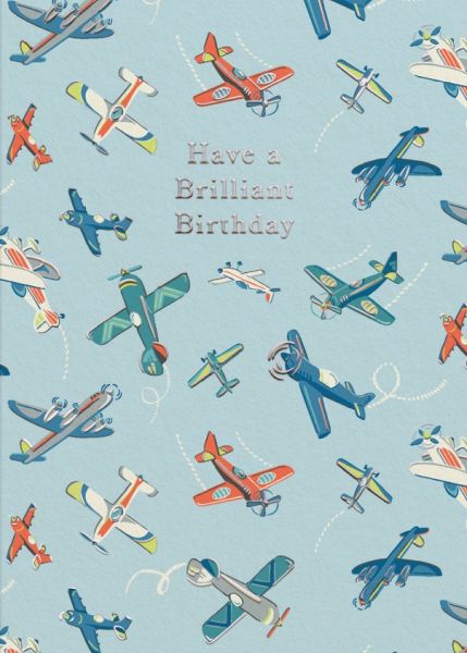 [CK-C-11505] Cath Kidston Card-Birthday Brilliant Planes