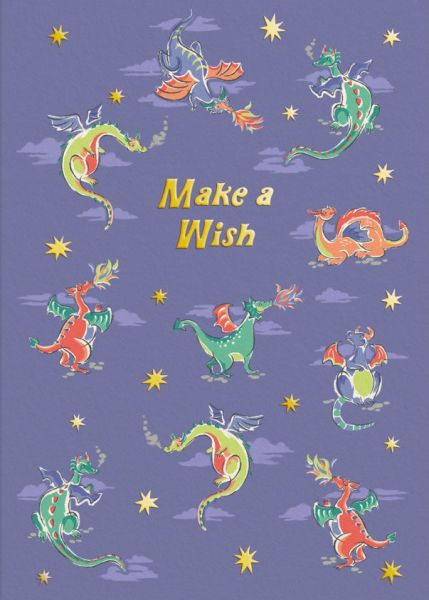 [CK-C-11507] Cath Kidston Card-Make A Wish Dragons