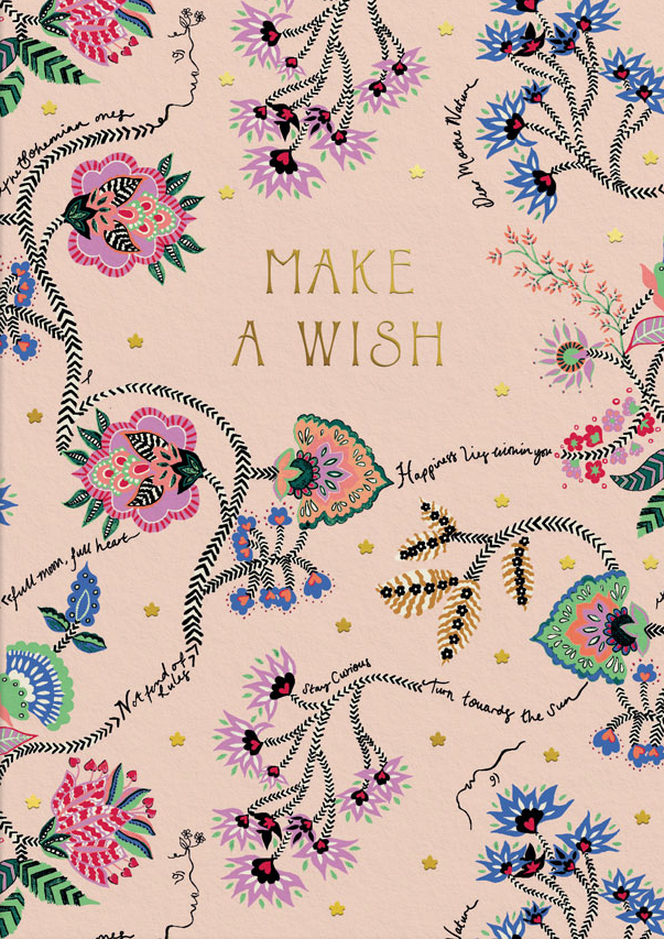 [CK-C-11512] Cath Kidston Card-Make A Wish Wild Ones