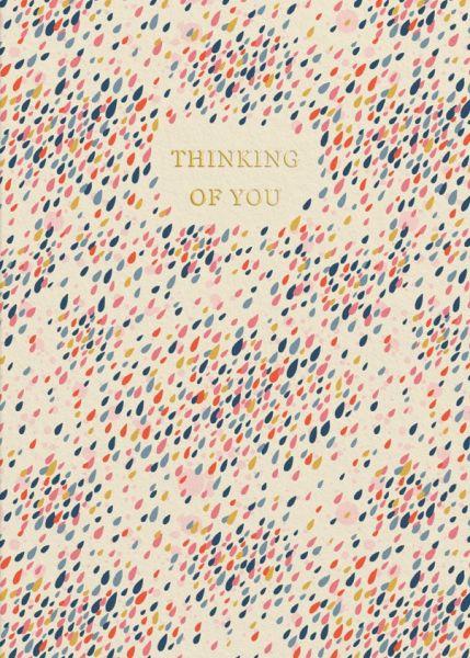 [CK-C-11534] Cath Kidston Card-Raindrops Thinking Of You