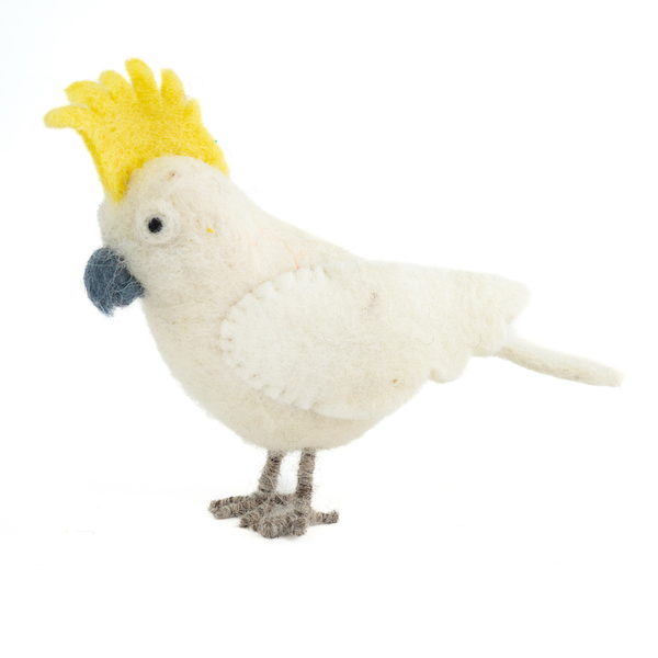 [GI-EC-AB003] Handmade Felt Cockatoo