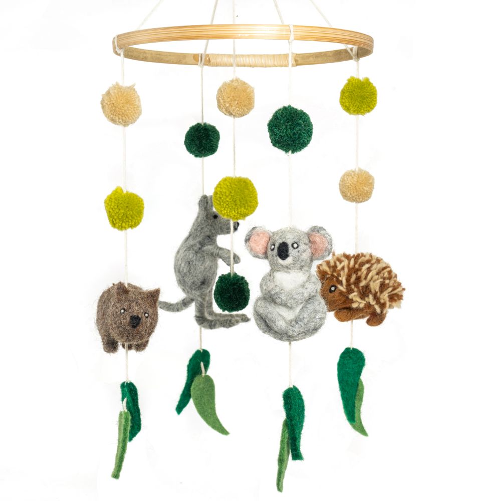 [GI-EM-AA001] Mobile-Felt Australian Animals