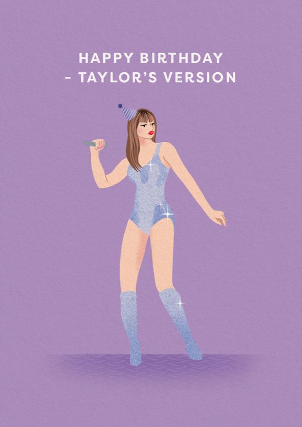 [OD-C-OD11535] Embossed Card-Taylor's Version