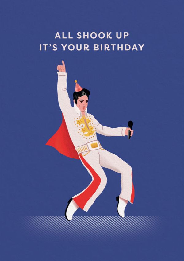 [OD-C-OD11537] Embossed Card-All Shook Up
