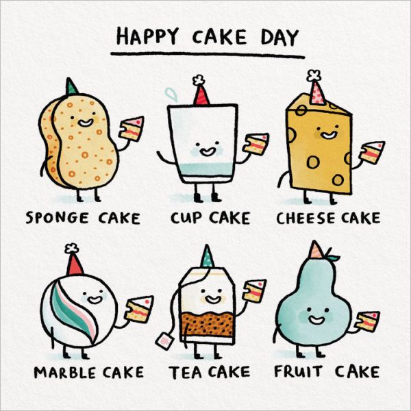 [OD-C-GE11688-SQ] Card-Happy Cake Day