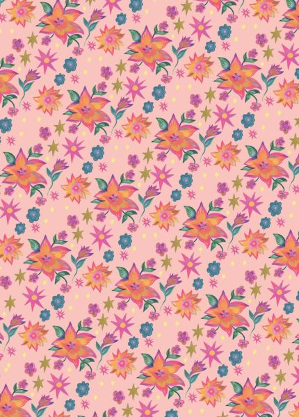 [HC-W-011] Wrap-Magical Floral