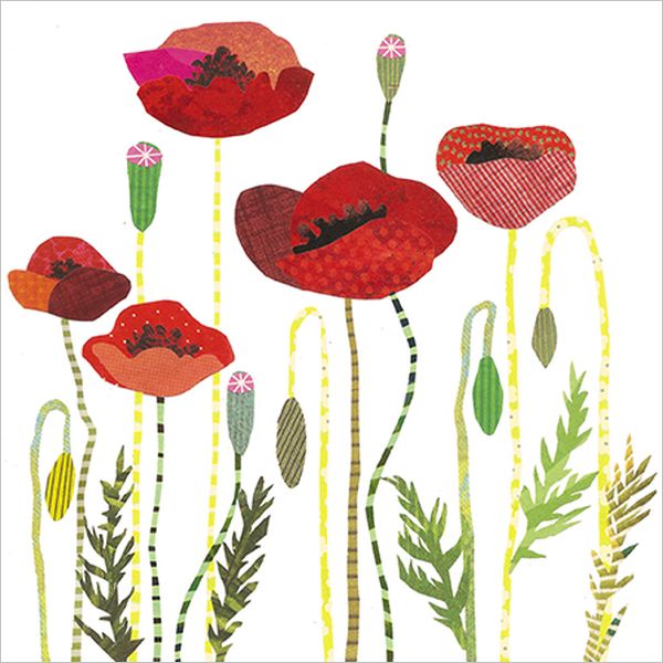 [GB-C-NH0011] Card-Poppies